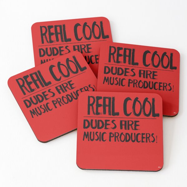 Item preview,   REAL COOL DUDES ARE MUSIC PRODUCERS! Tshirt, mugs designed and sold by DoubleDSD.