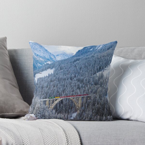 Item preview, Rhaetian Railway on the Langwieser Viaduct in Switzerland designed and sold by dieterich.