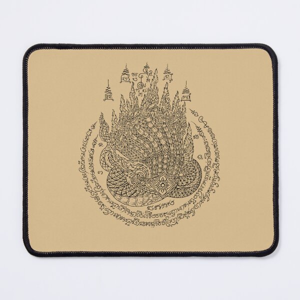 Item preview, Seven Headed Naga Snake Thai Tattoo designed and sold by Lidra Zehcnas.