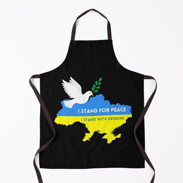 Aperçu de l'œuvre Je défends la paix, je suis aux côtés de l'Ukraine - S'il vous plaît, soutenez l'Ukraine ! créée et vendue par Rrrainbow.