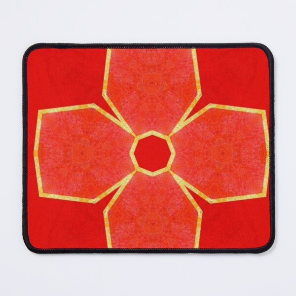 Item preview, Retro abstract illustration motif of red flower. designed and sold by DaliaSabryTee.