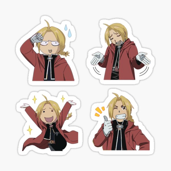 Fullmetal Alchemist Stickers for Sale, Free US Shipping