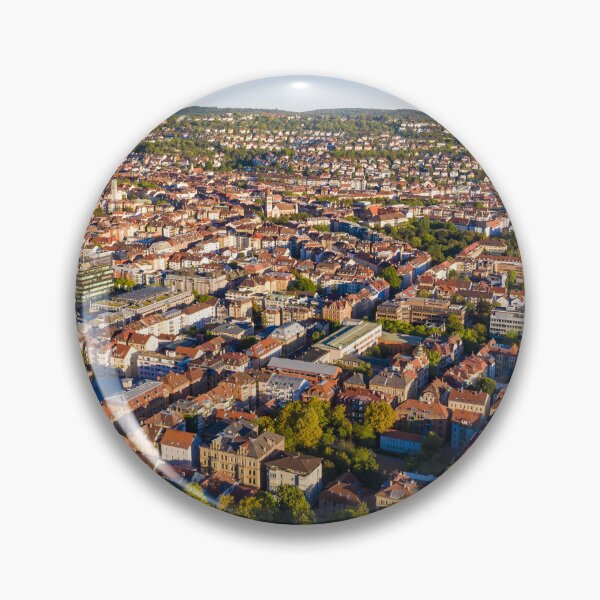 Item preview, Aerial photograph of Stuttgart-West from a bird's eye view designed and sold by dieterich.
