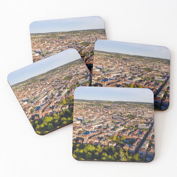 Item preview, Aerial photograph of Stuttgart-West from a bird's eye view designed and sold by dieterich.