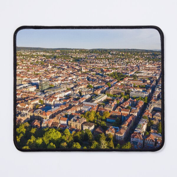 Item preview, Aerial photograph of Stuttgart-West from a bird's eye view designed and sold by dieterich.