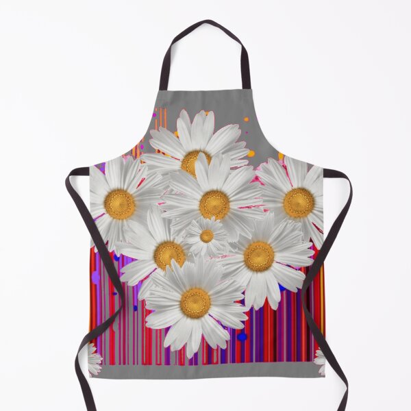 Item preview,  WHITE SHASTA DAISY PINK-GREY PATTERN ART  designed and sold by sharlesart.