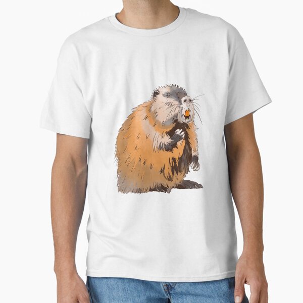 Item preview, Laughing nutria designed and sold by thebrokenbird.