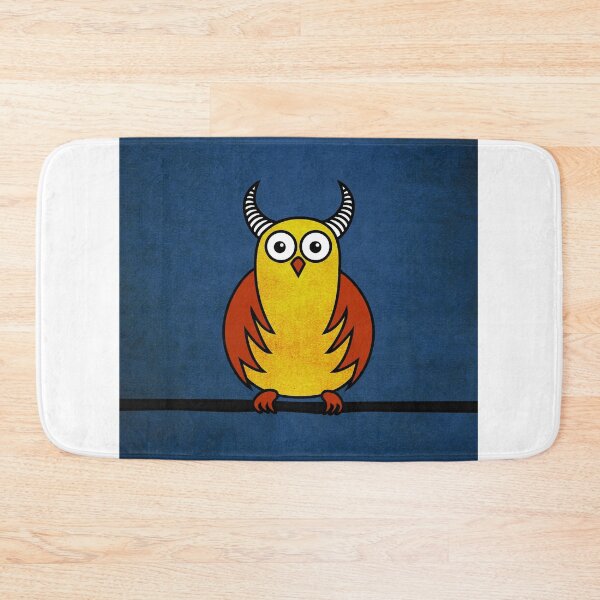Item preview, Funny Cartoon Horned Owl  designed and sold by Boriana Giormova.