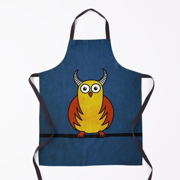 Item preview, Funny Cartoon Horned Owl designed and sold by Boriana Giormova.