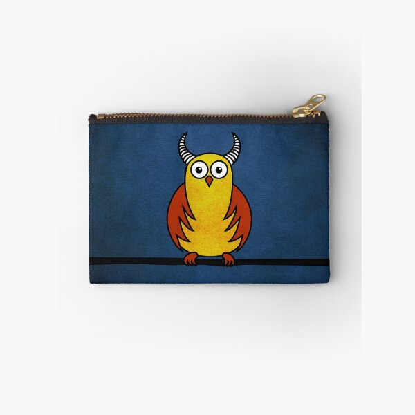 Item preview, Funny Cartoon Horned Owl  designed and sold by Boriana Giormova.