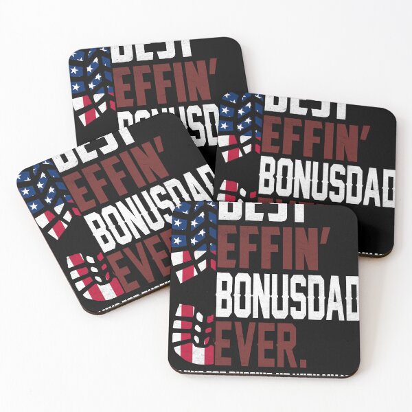Item preview, Best effin' bonusdad ever thanks for putting up with my mom T-Shirt designed and sold by kissencrusts.