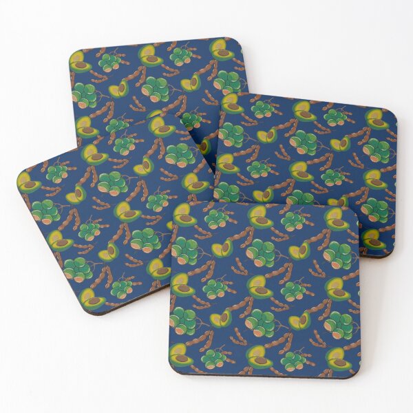 Item preview, Tropical Fruits Blue designed and sold by Art-y-Son.