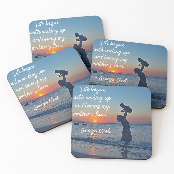 Item preview, Life Began sweet Mother's day quote with mom and baby designed and sold by cleite04.