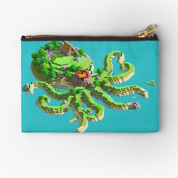 OctoCraft Zipper Pouch