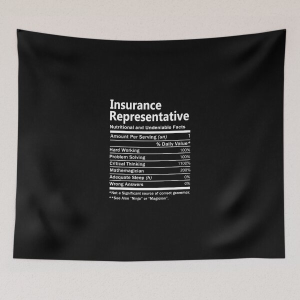 Item preview, Insurance Representative  T Shirt - Nutrition Factors Job Gift Item Tee designed and sold by wardorion9.