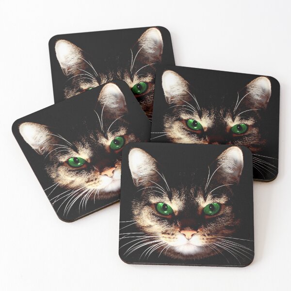 Item preview, Bengal Cat with Green Eyes in the Dark designed and sold by Happy-Trails.