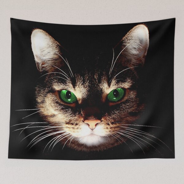 Item preview, Bengal Cat with Green Eyes in the Dark designed and sold by Happy-Trails.