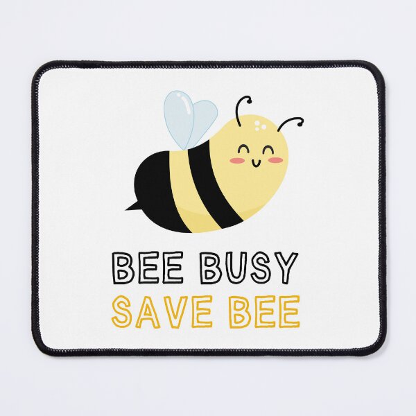 Item preview, Bee busy save bee kawaii design designed and sold by high5doodle.