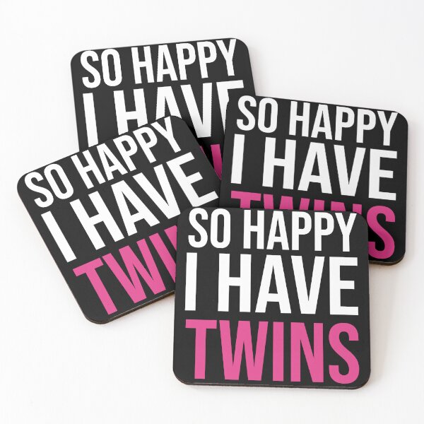 Item preview, So Happy I have Twins- funny gift for Mother of twins-Parent Mom Dad Saying designed and sold by Mehdi Art.