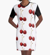 Cherries Graphic T-Shirt Dress
