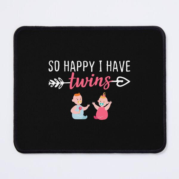 Item preview, So Happy I have Twins- funny gift for Mother of twins-Parent Mom Dad Saying designed and sold by Mehdi Art.