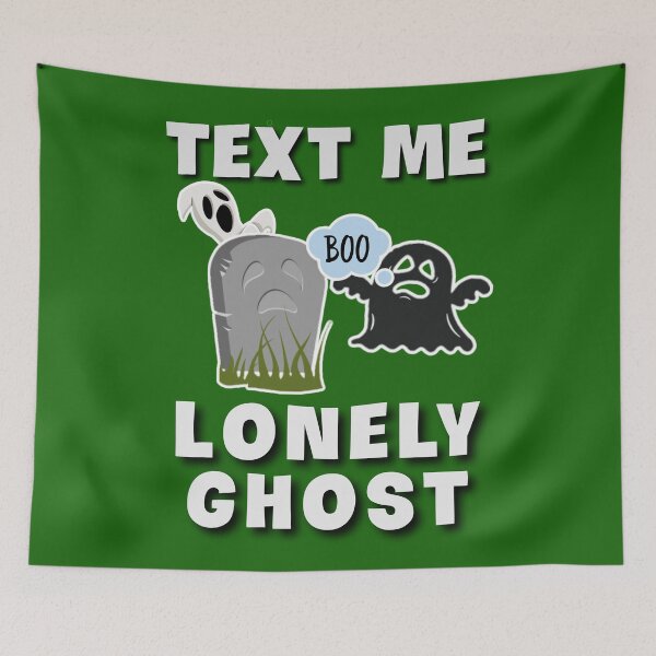 Item preview,  Text me lonely ghost. designed and sold by Umiska.