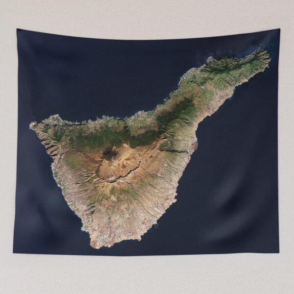 Item preview, Tenerife, Canary Islands from space designed and sold by Raureif.