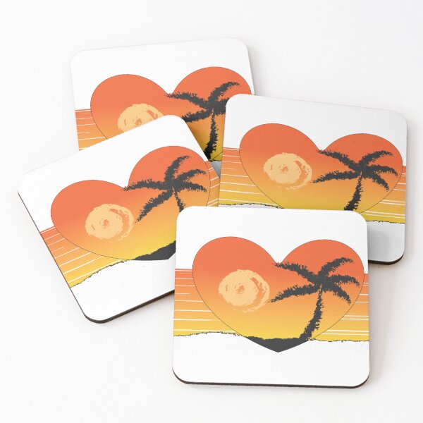 Item preview, Sunset Beach Palm Tree Funny Summer Vacation Holiday Cool Gifts designed and sold by BestDesign87.
