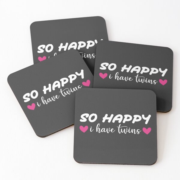 Item preview, So Happy I have Twins- funny gift for Mother of twins-Parent Mom Dad Saying designed and sold by Mehdi Art.