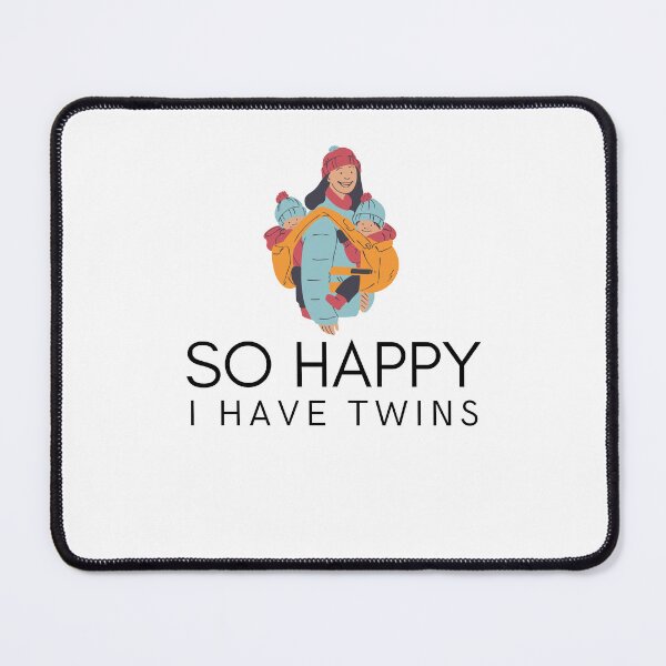 Item preview, So Happy I have Twins- funny gift for Mother of twins-Parent Mom Dad Saying designed and sold by Mehdi Art.