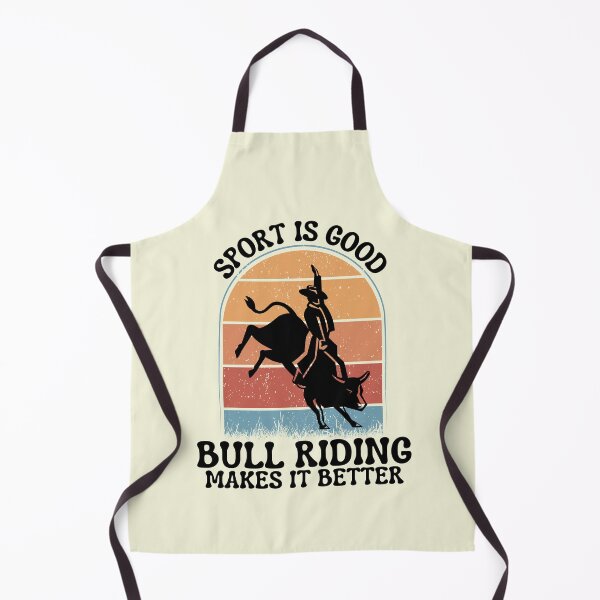 Item preview, funny retro vintage bull riding quote designed and sold by salahnewdesign.