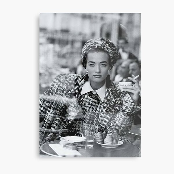 Tatjanas Drink Coffee and Smoke Metal Print