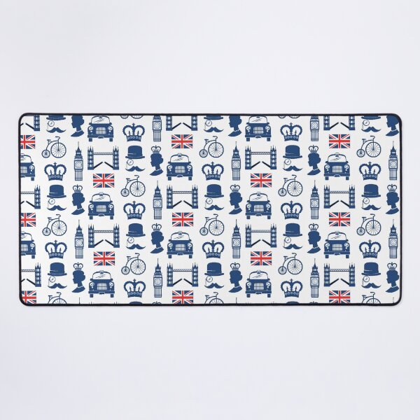 Item preview, Icônes britanniques de la ville de Londres - Voyage Londres bleu marine designed and sold by Soulfulust .