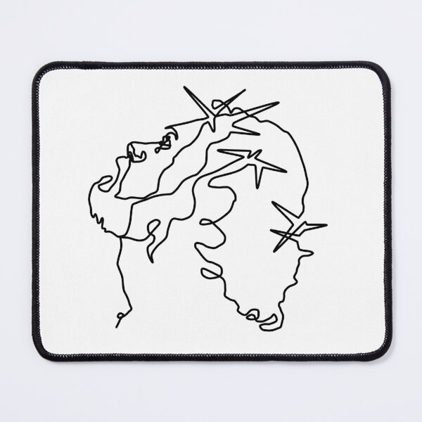 Artikelvorschau, Jesus mit Dornenkrone one line entworfen und verkauft von CharisCreations.