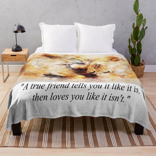 Item preview, Best Friend Lions Quotation  designed and sold by NovawayDirect.