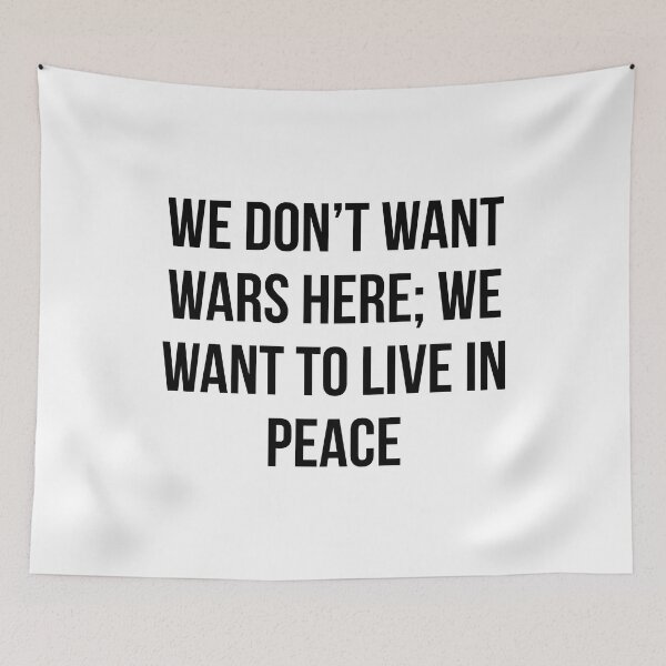 Item preview, No War, Freedom, We don't want wars designed and sold by joiedesing.