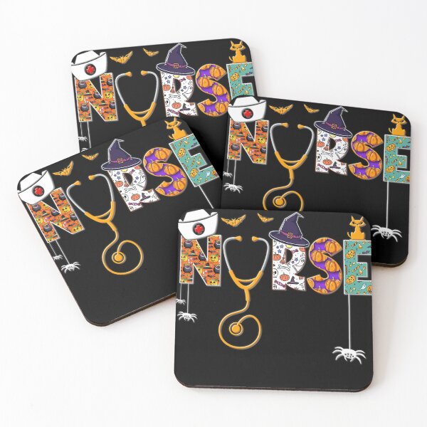 Item preview, Halloween Nurse Nursing Cute Health Worker Halloween Pattern . designed and sold by IppolitoFerraro.
