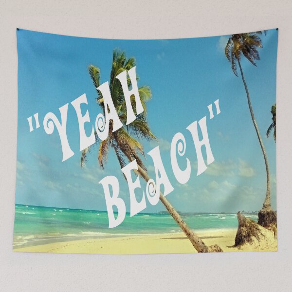 Item preview, Yeah Beach Palm Tree Funny Summer Vacation Holiday gifts for men women designed and sold by BestDesign87.