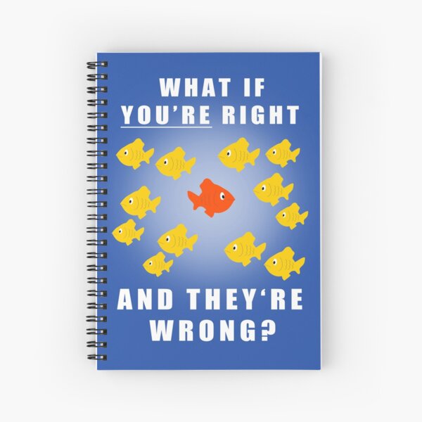 Fargo fish Spiral Notebook