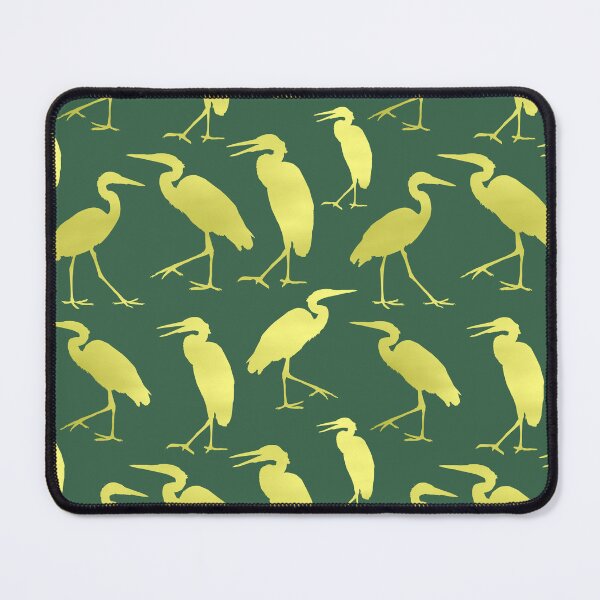 Item preview, Garden Greens Collection Blue Heron Walking on Green 6 Repeat 5748 designed and sold by Art in My Loft.