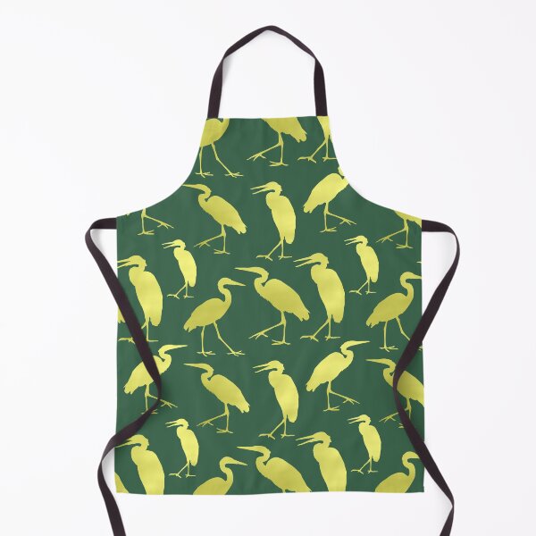 Item preview, Garden Greens Collection Blue Heron Walking on Green 6 Repeat 5748 designed and sold by Art in My Loft.