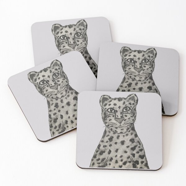 Item preview, Leopard in Charcoal  designed and sold by LuvbuzzArt.