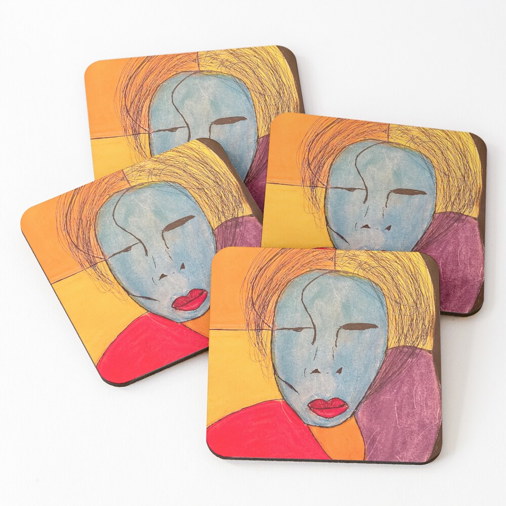 Item preview, Coasters (Set of 4) designed and sold by RandaRubyRed.