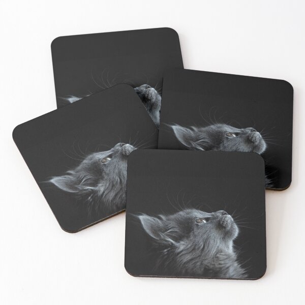 Item preview, Gray Cat Thinking Thoughts Photo designed and sold by Happy-Trails.