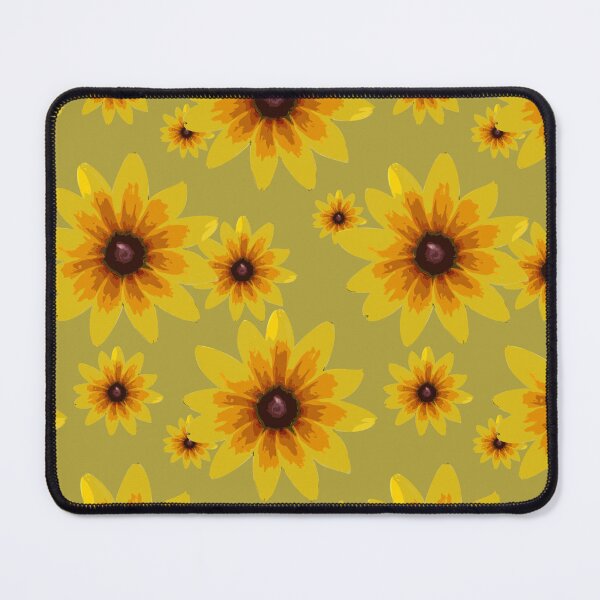 Item preview, Garden Greens Collection Black Eyed Susan on Green 8 Repeat 5748 designed and sold by Art in My Loft.