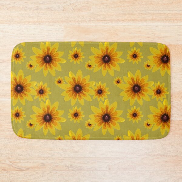 Item preview, Garden Greens Collection Black Eyed Susan on Green 8 Repeat 5748 designed and sold by Art in My Loft.