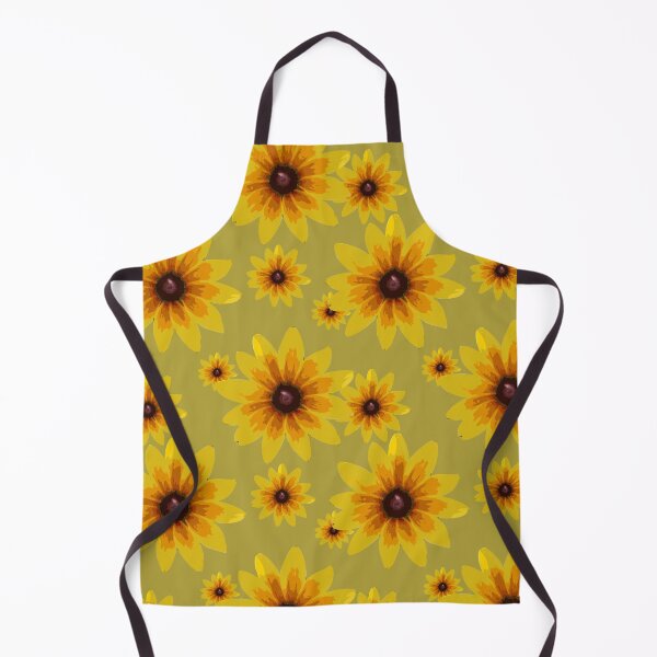 Item preview, Garden Greens Collection Black Eyed Susan on Green 8 Repeat 5748 designed and sold by Art in My Loft.