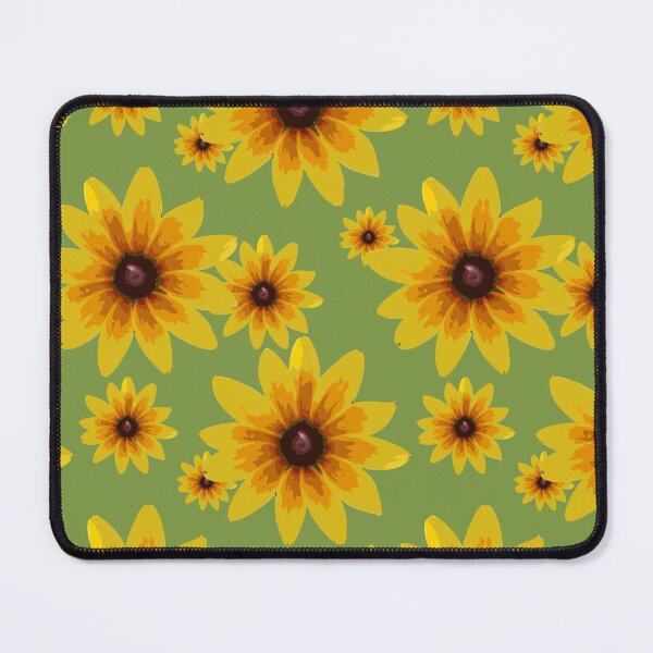 Item preview, Garden Greens Collection Black Eyed Susan on Green 2 Repeat 5748 designed and sold by Art in My Loft.