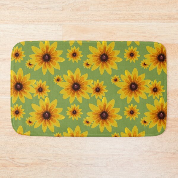 Item preview, Garden Greens Collection Black Eyed Susan on Green 2 Repeat 5748 designed and sold by Art in My Loft.