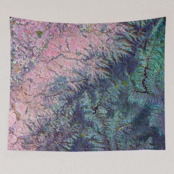 Item preview, Lesotho, South Africa from space designed and sold by Raureif.